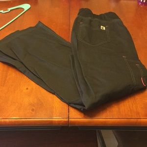 MC2 black scrub pants
